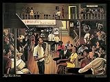 Jazz From the Cellar, Art Poster by Ernest Watson