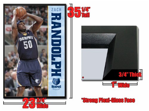 Framed Memphis Grizzlies Zach Randolph Poster 5487
