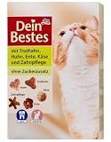 Dein Bestes Katze Trockenfutter mit Truthahn, Huhn, Ente, Käse und Zahnpflege, 7er Pack (7 x 1 kg)