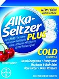 Alka-seltzer Plus Cold Medicine, Cherry Zest, 20-Count (Pack of 2)