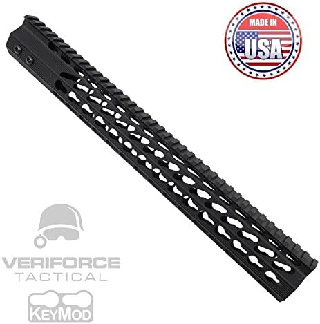 ARFifteen 5-Sided US Made Floating Free KeyMod Super Light Octo 15" Length System By Veriforce Tactical