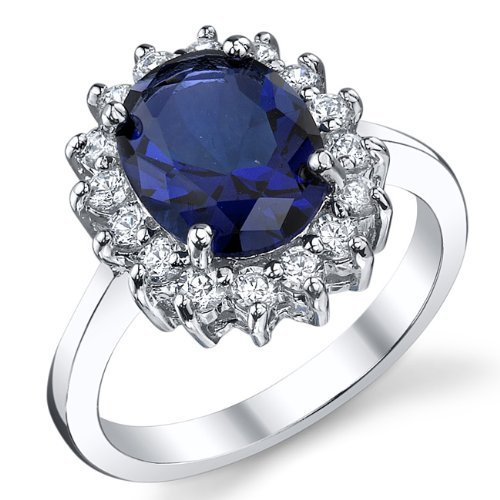 Kate Middleton Bague Argent 9251000 Saphir Bleu Zirconia Cubique Pour ... Kate Middleton Bague Argent 9251000 Saphir Bleu Zirconia Cubique Pour ...