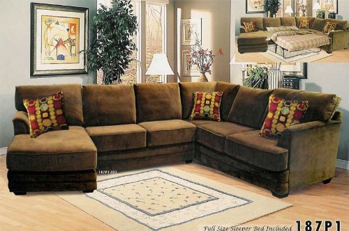 51T0G9GBBiL 3 pcs Sectional Modern Fabric Sleeper Sofa Set, Item#BQ 187P1