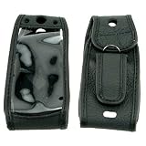 Genuine Black Leather Case for Motorola SLVR L7 L7c, L7e / L7i / L71