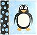 MCS MBI 13.5x12.5 Inch 3-D Raised Character Scrapbook Album with 12x12 Inch Pages, Penguin (848139)