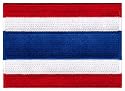 Thailand Flag Embroidered Patch Thai Iron-On National Emblem