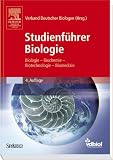  : Studienf&uuml;hrer Biologie: Biologie, Biochemie, Biotechnologie, Bioinformatik (Sav Biologie)