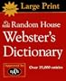 Random House Webster's Dictionary--Large Print Edition (PB)