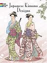 Japanese Kimono Designs Coloring Book (Dover Coloring Book)