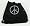 Black w Peace Sign