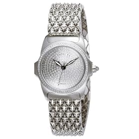 Invicta Women's 2972 Wild Flower Collection Lady Diver Pave Diamond Watch