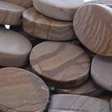 Wood Jasper : Oval-Flat - 18mm Height, 13mm Width, Sold by: 16 Inch Strand with Angel Mountain Beads Heart Charm (.625 x .570 inches)