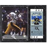 Mounted Memories Pittsburgh Steelers Super Bowl IX Franco Harris Plaque with Replica Ticket