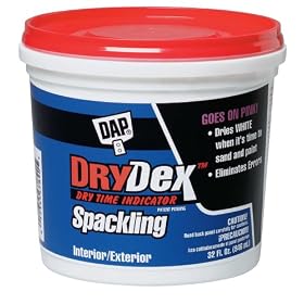 DAP Drydex Dry Time Indicator Spackling, 1-Quart Tub #12330
