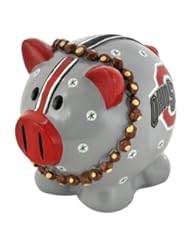 Sports: NCAA Ohio State Buckeyes Resin Large Thematic Piggy Bank - Forever Collectibles