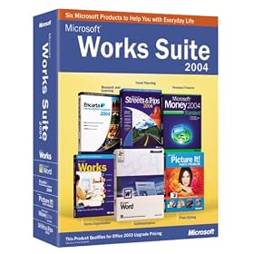 Microsoft Works Suite 2001 Six CD Set
