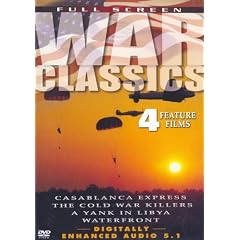 {4 War Movie Set} Casablanca Express (Glenn Ford) / Cold War Killers (Michael Culver) / A Yank In Libya (H.B. Warner) / Waterfront (John Carradine)