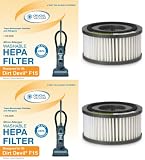 2 Dirt Devil F15 Filters; Washable & Reusable; Compare to part #1-SS0150-000, 3-SS0150-001 (3SS0150001)