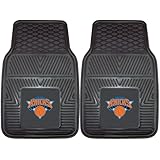New York Knicks Heavy Duty 2-Piece Vinyl Car Mats 18"x27"