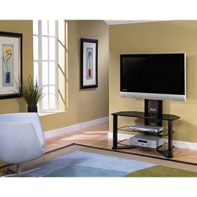 Z-line Designs ZL541-44MU Madrid Flat Panel Entertainment Stand Upto 50-Inch with Integrated Swivel Mount