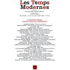 Les Temps Modernes, num�ro 614, �t� 2001