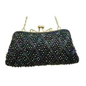 Fully Handmade Beaded Evening handbag/purse wedding bag