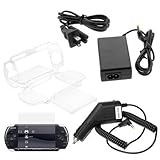 GTMax Home Travel Wall AC Charger Power Adapter + Clear Crystal Hard Cover  ....