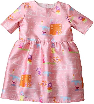 Girl Vestidos Casual Designer Children Clothing Princess Summer Dress(4T, C)