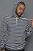 Obey The Au Portant Fleece in Navy hood ,Sweatshirts for Men
