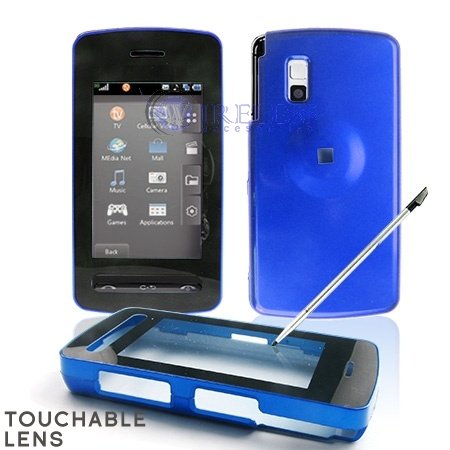 LG Vu CU920 Smart TOUCH "SMARTTOUCH" Cell Phone Solid Dark Blue Protective Case Faceplate Cover