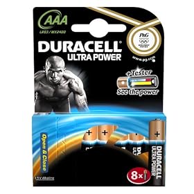 Duracell - 81232364 - Pile Alcaline - AAAx8 - Ultra Power