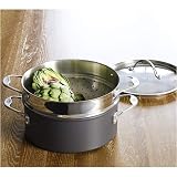 Calphalon One Nonstick 5 qt. Saucier with Steamer Insert