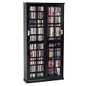 Multimedia Storage Cabinet - Black
