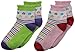 Jefferies Socks Big Girls' Daisy Anklet Socks(Pack of 2)