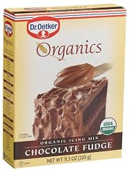 Dr. Oetker Organics Icing Mix, Chocolate Fudge, 11.3-Ounce Boxes (Pack of 12)