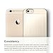 elago® [Outift Matrix][Champagne Gold] - [Premium Hybrid Construction][Brushed Aluminum][Spark Design Award] - for iPhone 6/6S Plus