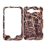 VERIZON HTC WILDFIRE DRY LEAVES CAMO CAMOUFLAGE HUNTER HARD PROTECTOR COVER ....