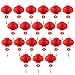 Favourde 20 Pieces 10 Inch Chinese Red Paper Lanterns Festival Decorations for New Year, Spring Festival, Wedding and Restaurant