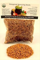 Organic Fenugreek Sprouting Seeds -1/2 Lbs (8 oz)- Seeds for Planting, Hydroponics, Growing Sprouts, Grinding For Spices & More.