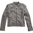 Fox Racing Stevie Girls Casual Wear Jacket w/ Free B&F Heart Sticker Bundle - Chrome