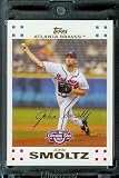 2007 Topps Opening Day #85 John Smoltz Atlanta Braves - Mint Condition - Shipped in Protective Display Case !