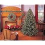 Bethlehem Lights Indoor/Outdoor Pre-lit 36-Inch Glacier Christmas Wreath with Pinecones 100 Clear/Frosted Lights