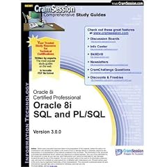 CramSession's Oracle 8i SQL and PL/SQL : Certification Study Guide