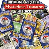 50 Assorted Pokemon Diamond Pearl Mysterious Treasures Trading Cards