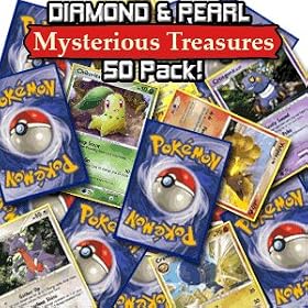 50 Assorted Pokemon Diamond Pearl Mysterious Treasures Trading Cards by Pokémon