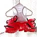PanDaDa Pet Dog Tutu Princess Dress Clothes Love Heart Print Bowknot Party Skirt XXL