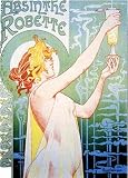Vintage French Poster Absinthe Robette ART NOUVEA by Privat Livemont