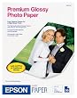 Epson Premium Glossy 8 1/2 x 11 Inch Photo Paper, 50 Sheets (S041667)