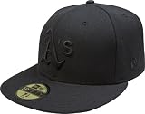 MLB Oakland Athletics Black on Black 59FIFTY Fitted Cap