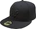 Oakland Athletics Black on Black 59FIFTY Fitted Cap (7 1/8)